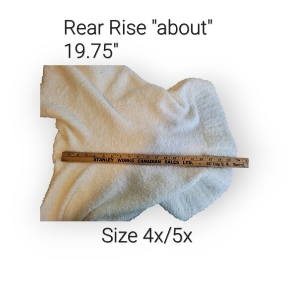 Warm Soft SKIMS Cozy Knit Pants Bone Size 4X5X Plus Size Stretchy Lounge Wear - Picture 8 of 14